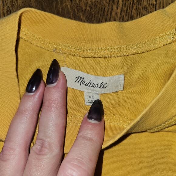 Madewell Gold Raglan Tee - Picture 5 of 9